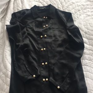 Black Ann Taylor shift dress